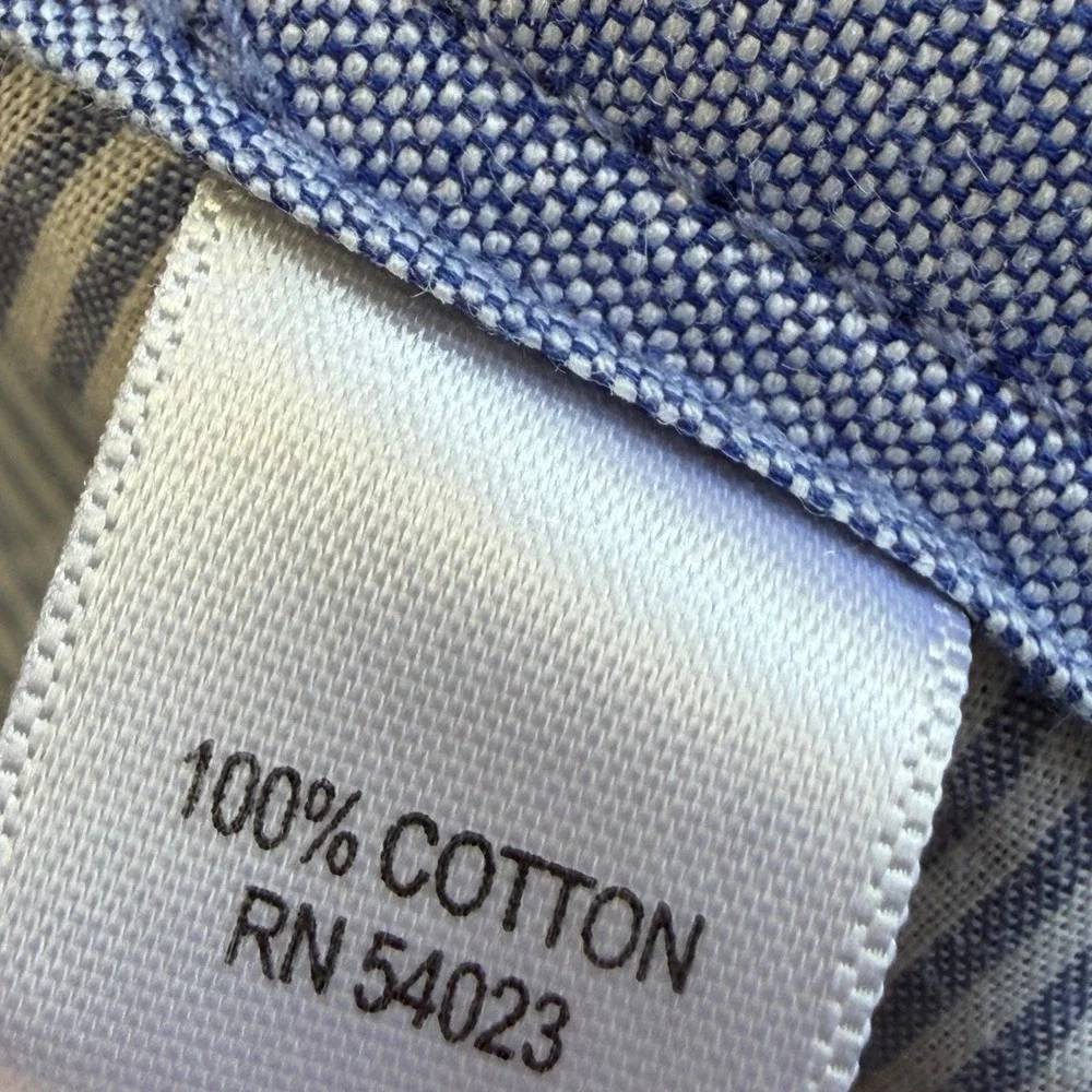 Banana Republic Kentfield Pant Mens 33x32 Navy Blue Pinstripe 100% Cotton Chino